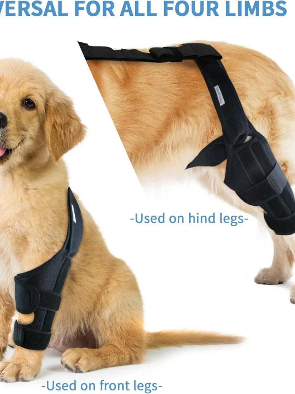 Dog Knee Brace for Hind Leg Support, Helps Stabilize ACL